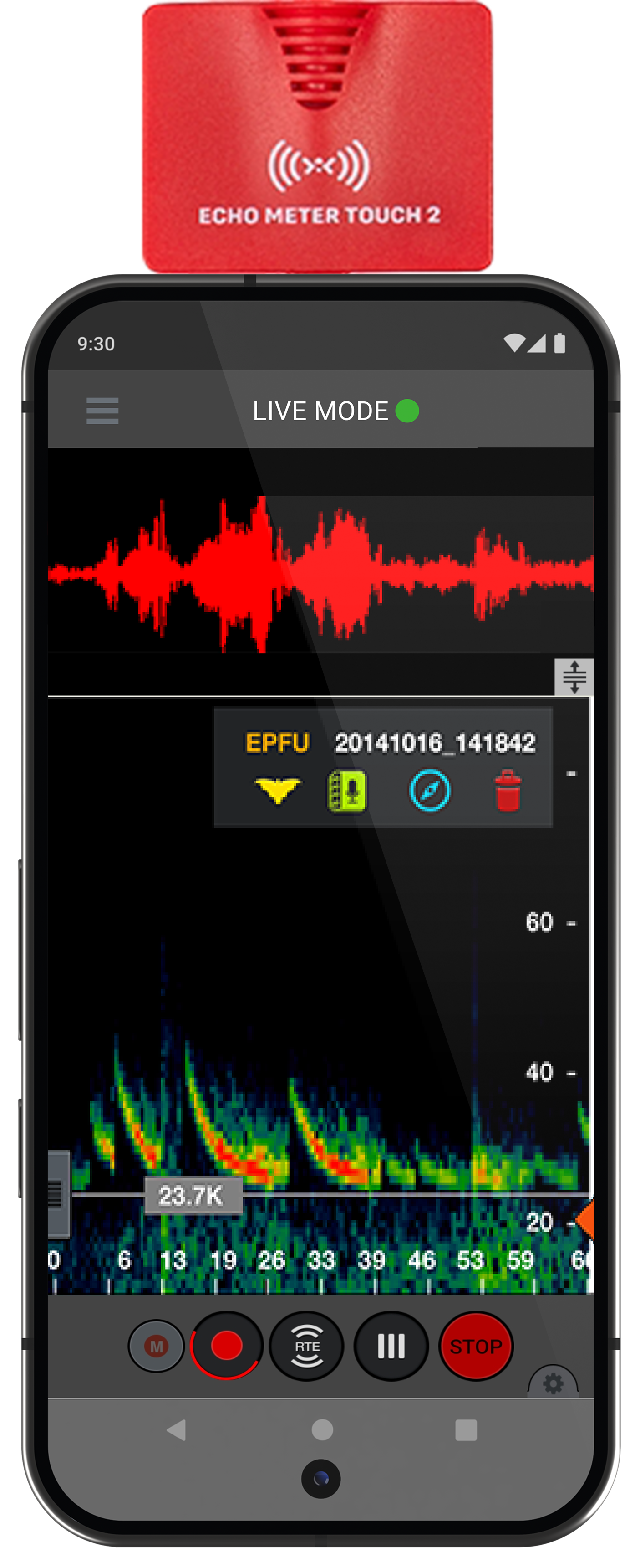Echo Meter Touch 2 Handheld Bat Detector